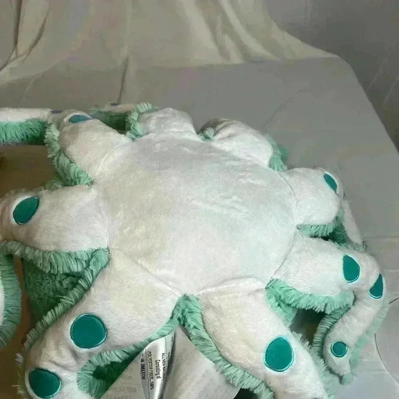 Stuffed Animal - Large Squishable Mint Octopus - Picture 4 of 8